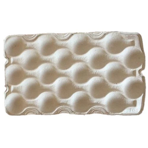 Plateaux de pommes en pulpe moulée