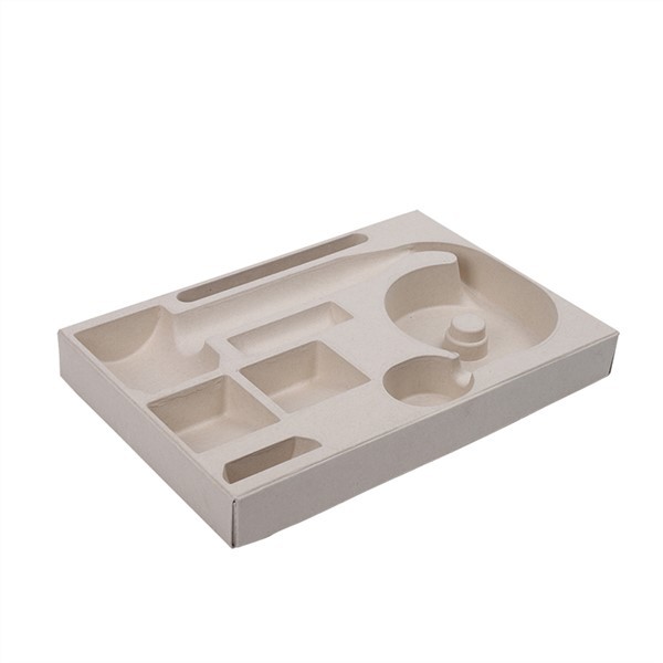 Clapet en fibre de pâte moulée pour les cosmétiques