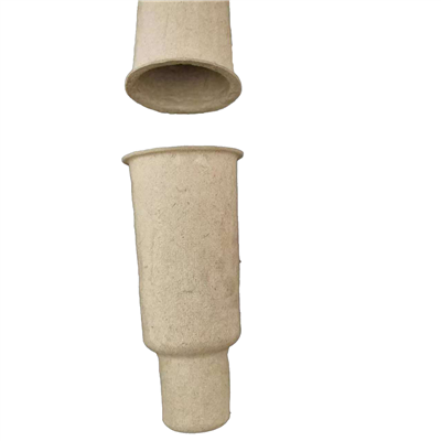 Emballage protecteur en fibre moulée sur mesure pour produits industriels